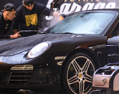 Spray Cleaning Floor